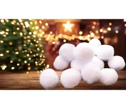 20 boules de neige - balles douces 7.5 cm