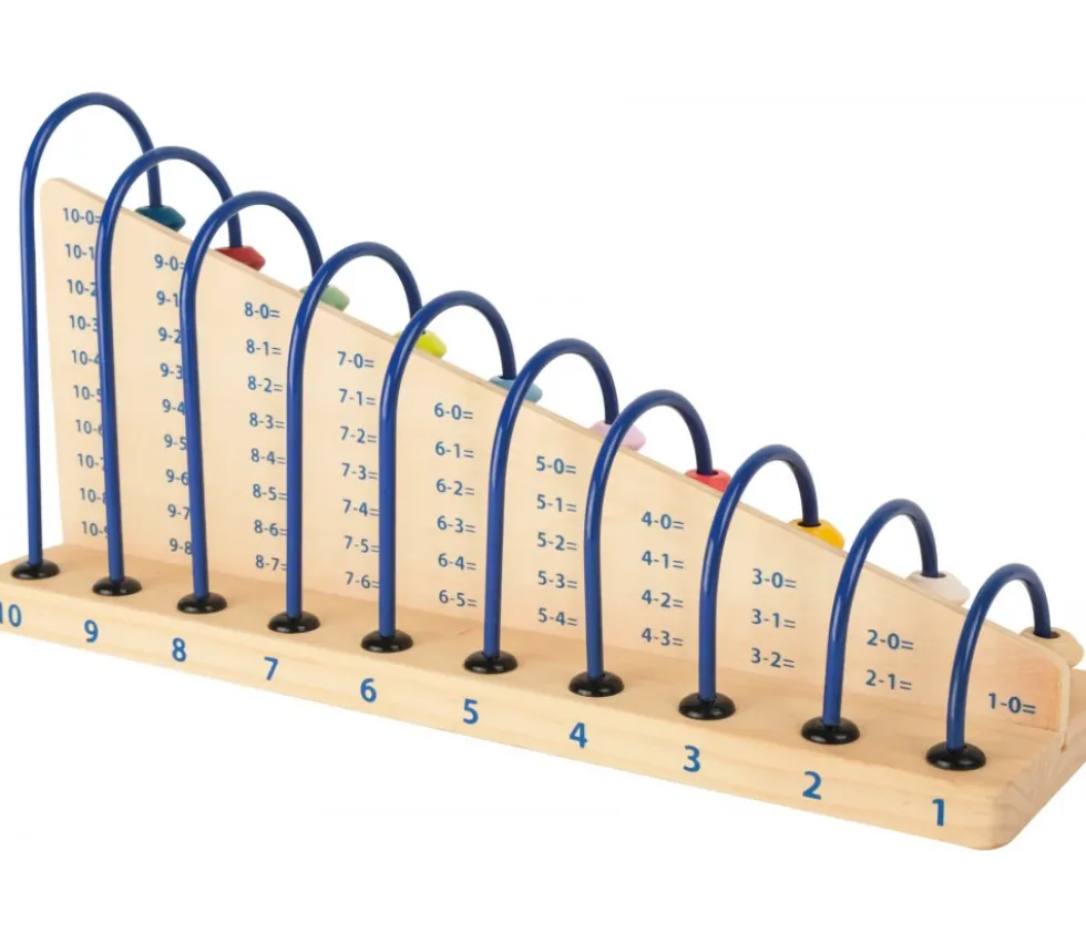 Boulier Education bois addition 10 rangées