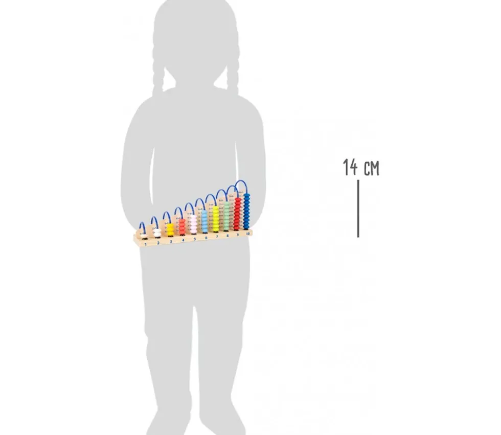 Boulier Education bois addition 10 rangées