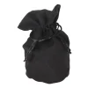 Bourse Sac velours standard 165 x 125 mm noir