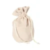 Bourse Sac velours standard 165 x 125 mm beige
