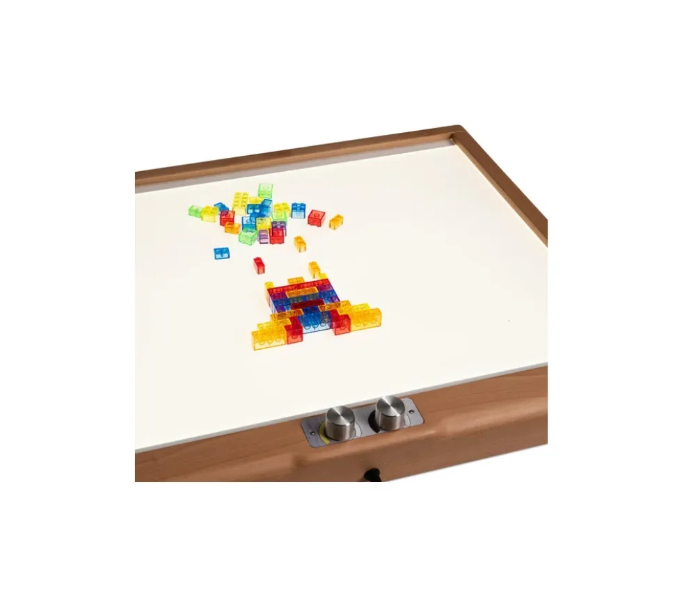 1000 briques de construction multicolores translucides