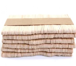 300 Bâtonnets bois naturel 7.5 cm esquimaux bricolage et jeux