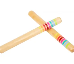 2 Bâtons de rythme en bois