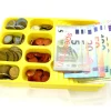 Caissette avec 290 pièces et billets euros factices de jeux