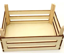 Caissette en bois 14 x 10 x 7.3 cm - mini cagette
