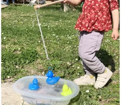 Canard jaune pour pêche aux canards 11 cm à l'unité