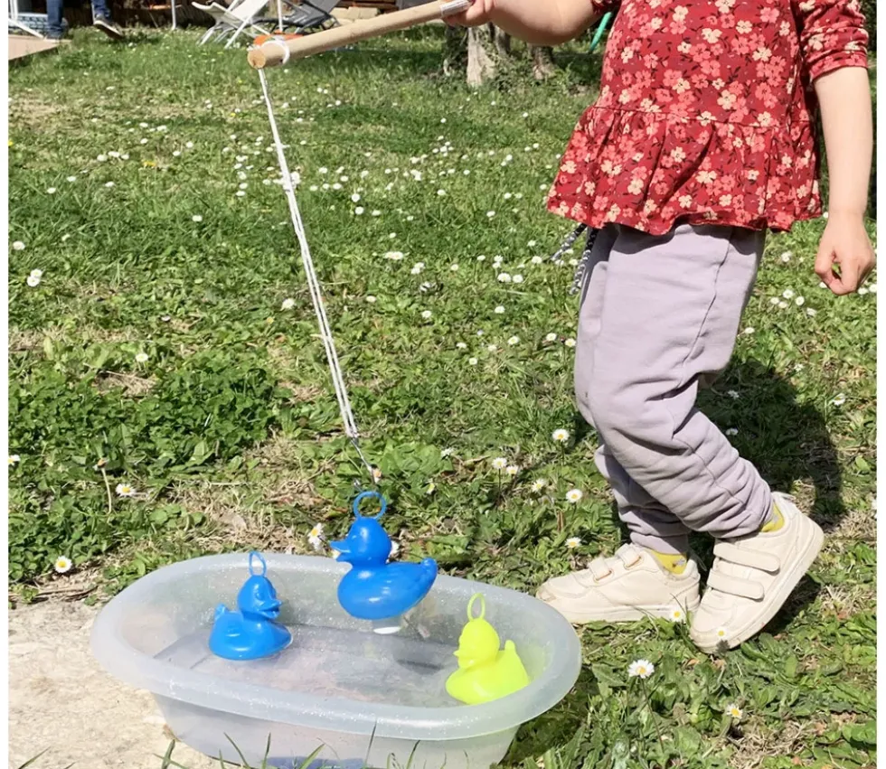Canard jaune pour pêche aux canards 11 cm à l'unité