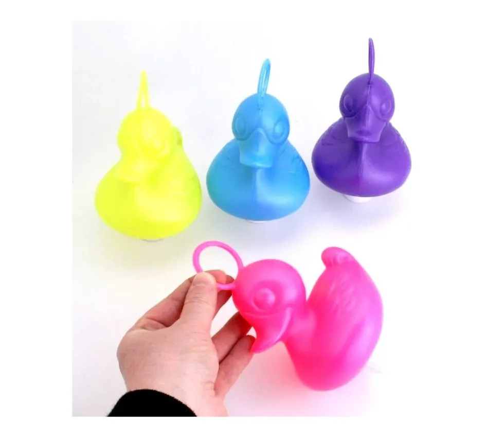 Canard violet 15 cm Grand modèle à l'unité pour pêche aux canards