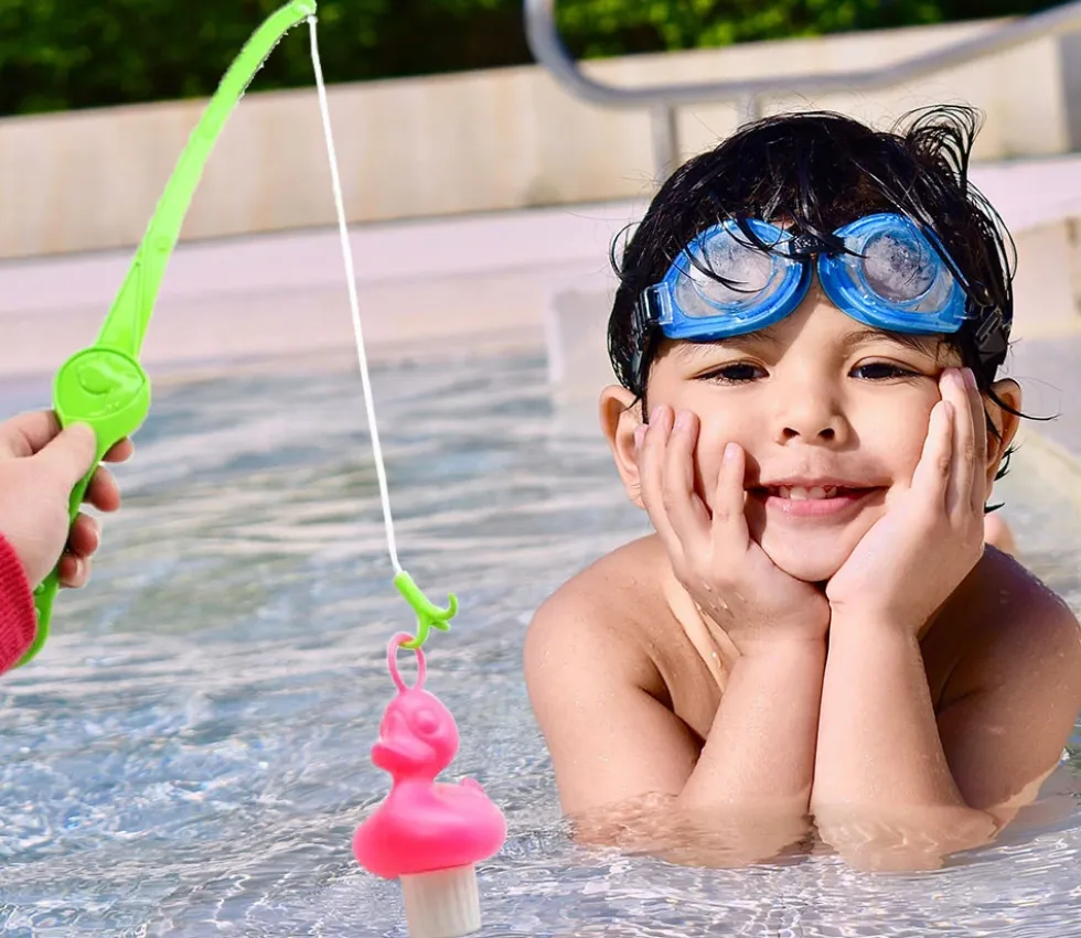 Canne à pêche plastique premier prix pour jeux pêche aux canards ou autres jeux d'adresse