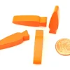 Carotte bois orange 6.5 x 8 x 30 mm pion