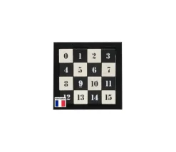 Carré magique en bois - jeu casse tête évolutif
