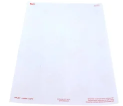 20 carrés autocollants blancs 45 mm étiquettes