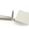 24 carrés 4 x 4 cm carton rigide blanc/gris vierge tuiles à personnaliser