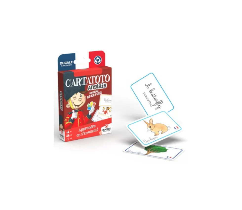 Cartatoto Anglais apprendre en s'amusant 110 cartes CP CE1 CE2
