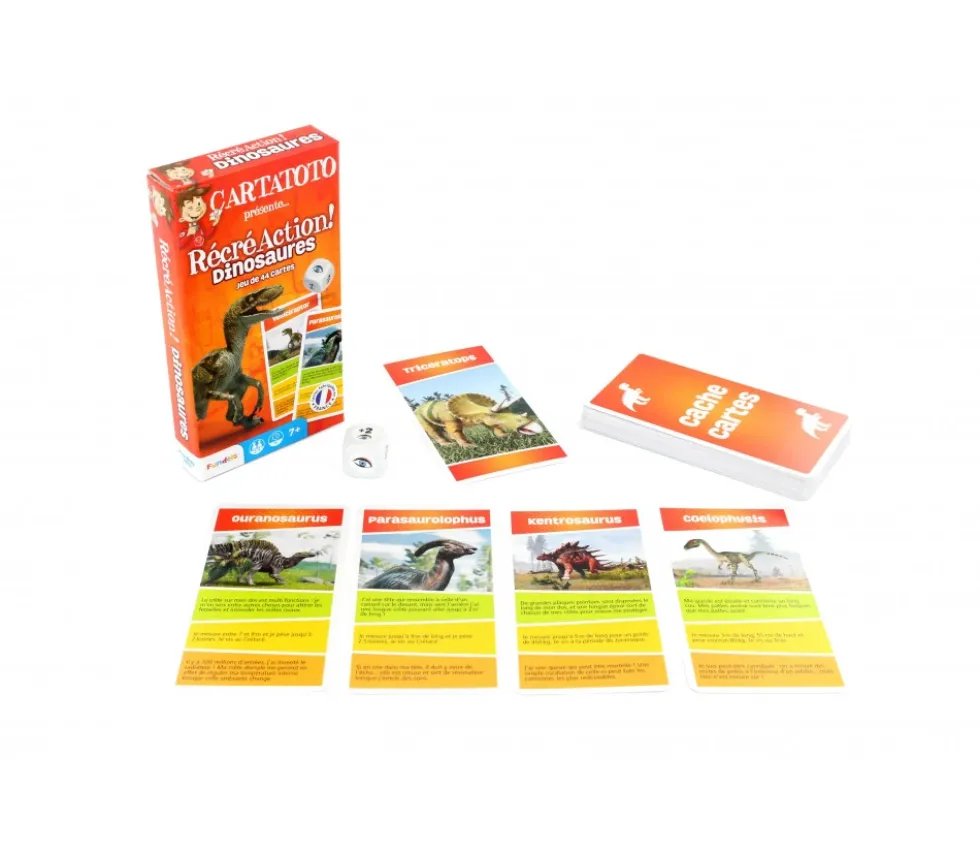 Cartatoto Les Dinosaures récréaction - jeu