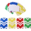 40 cartes à jouer à personnaliser verso 4 couleurs - recto blanc