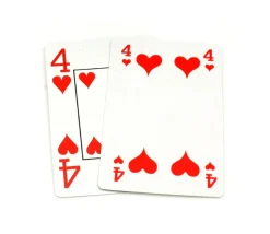 Cartes à jouer Senior grands chiffres internationales.