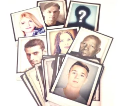 30 cartes Portraits Détective pour jeux