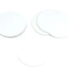 54 cartes rondes 90 mm blanches à personnaliser