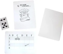 30 cartes ultra géantes blanches 210x150 mm A5