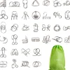 30 Casses-Têtes en métal 4 à 9 cm