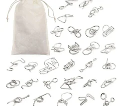 30 Casses-Têtes en métal 4 à 9 cm