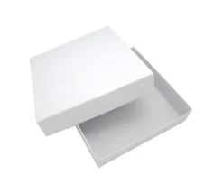 C1 Boite jeu carré 220 x 220 x 48 mm blanche à personnaliser
