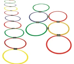 20 cerceaux plats 39 cm pour jeux de parcours