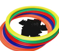20 cerceaux plats 39 cm pour jeux de parcours