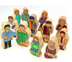 Chirurgien en bois 100 x 42 x 25 mm personnage jeu