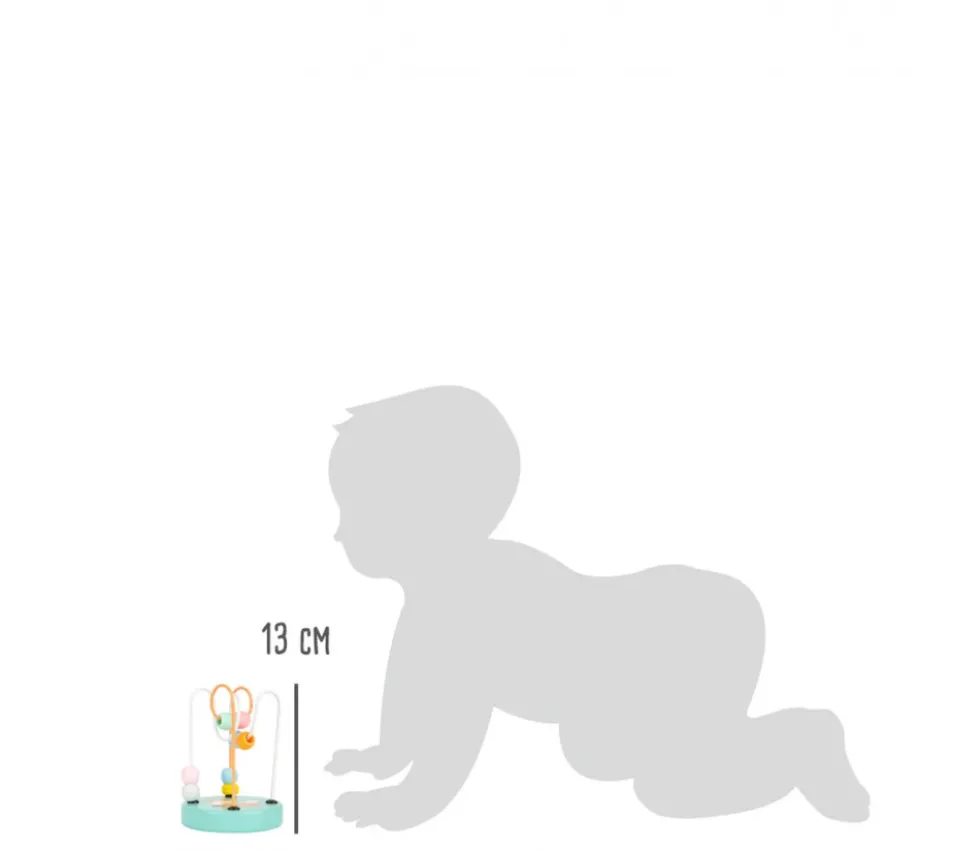 Circuit de motricité fine Renard pour Bébé (bois et métal)