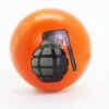 Cochonnet FUN "Grenade" hêtre 3 cm orange