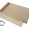 Coffret bois Belote pour 32 cartes 10.6 x 7.7 x 3.5 cm vide - couvercle glissière