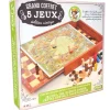 Coffret bois 5 jeux vintage traditionnels