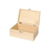 Coffret bois 18 x 12 x 8 cm charnières pour accessoires de jeux