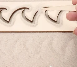 Coffret de traçage 12 pochoirs en bois Montessori