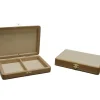 Coffret en bois pour 2 jeux de cartes à jouer