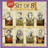 Coffret Hommes célèbres - 8 Casse têtes bois et métal