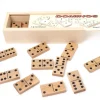 Coffret jeu petits dominos bois 5 x 2.5 cm - fabriqué en France