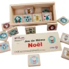 Coffret Mémo de Noël en bois - Fabrication France