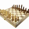 Coffret pliant échec bois marqueté 28 cm