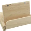 Coffret porte cartes en bois 10.5 x 7 x 2 cm