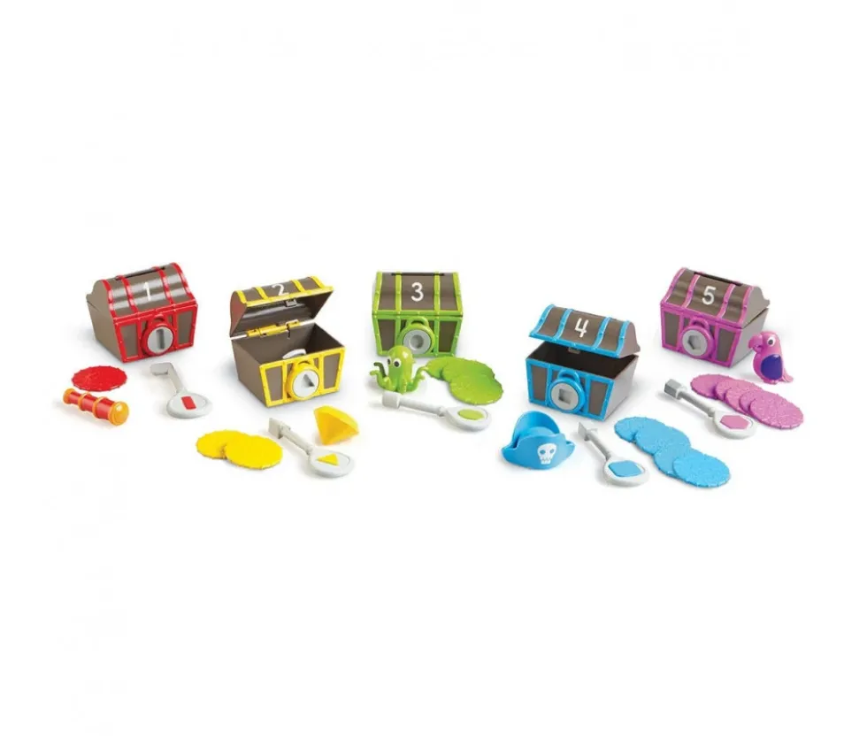 Coffret trésor surprise Pirate : tri et motricité mathématiques