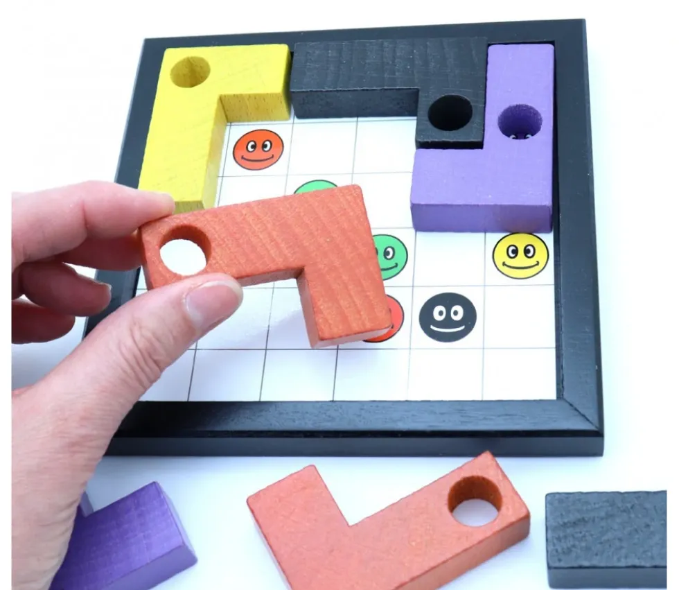 Coincidix master en bois - jeu casse tête évolutif