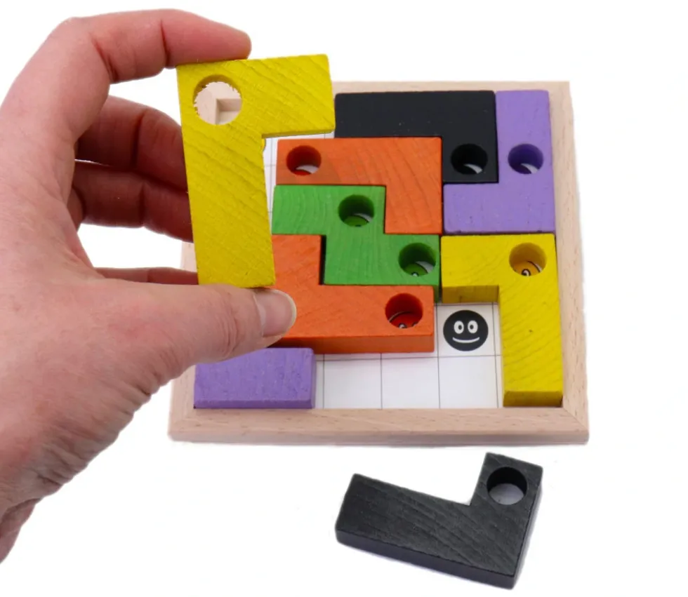 Coincidix master en bois - jeu casse tête évolutif