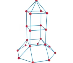 Constructions géantes - jeu assemblage boules et tiges à emboîter