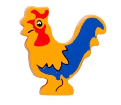 Coq en bois 44 x 43 x 15 mm