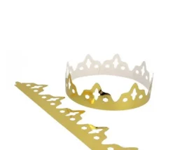 Couronne cartonnée or pour vainqueur