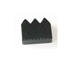 Couronne / usine pion de jeu en bois 23 x 18 x 10 mm à l'unité